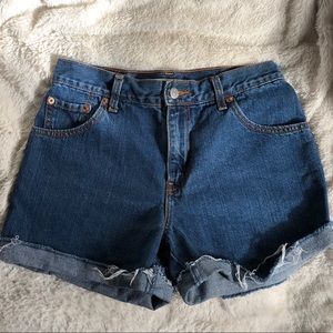 Vintage High Waisted Levi Shorts